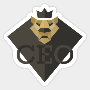 Just a Lion CEO Sticker